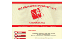 Desktop Screenshot of die-schneiderwerkstatt.com